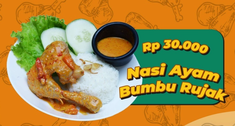 Nasi Ayam Bumbu Rujak