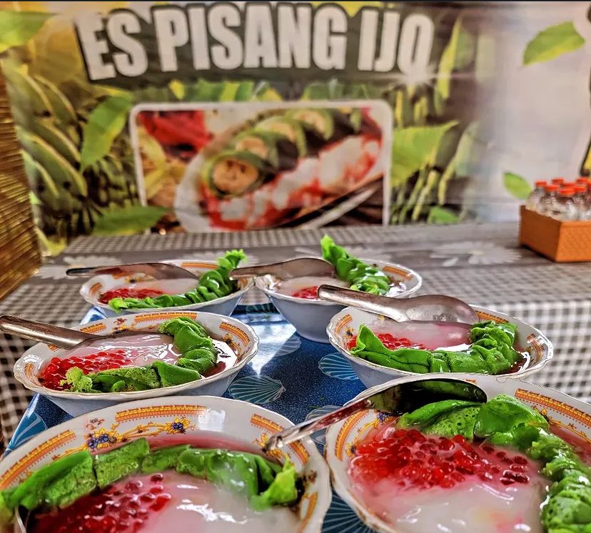 Es Pisang Ijo Original