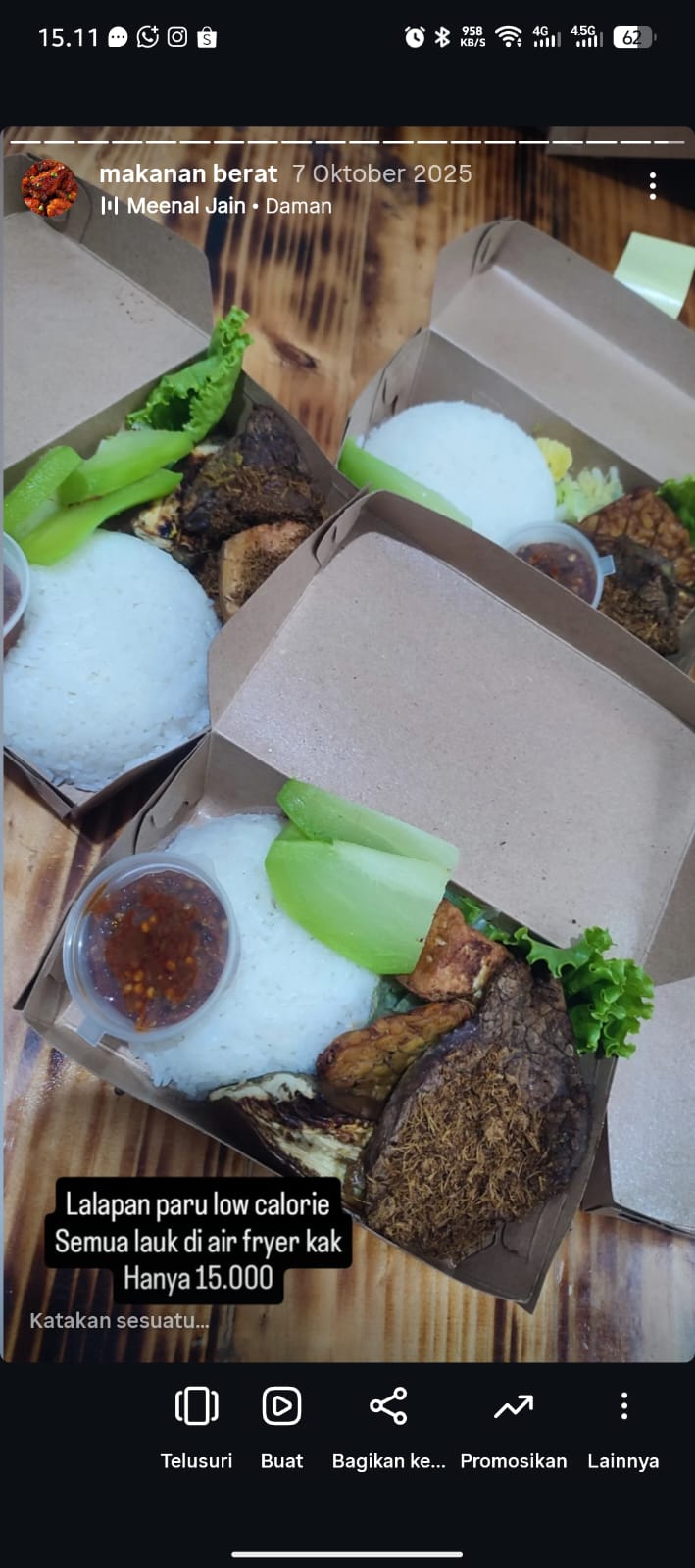 Lalapan Paru Laos