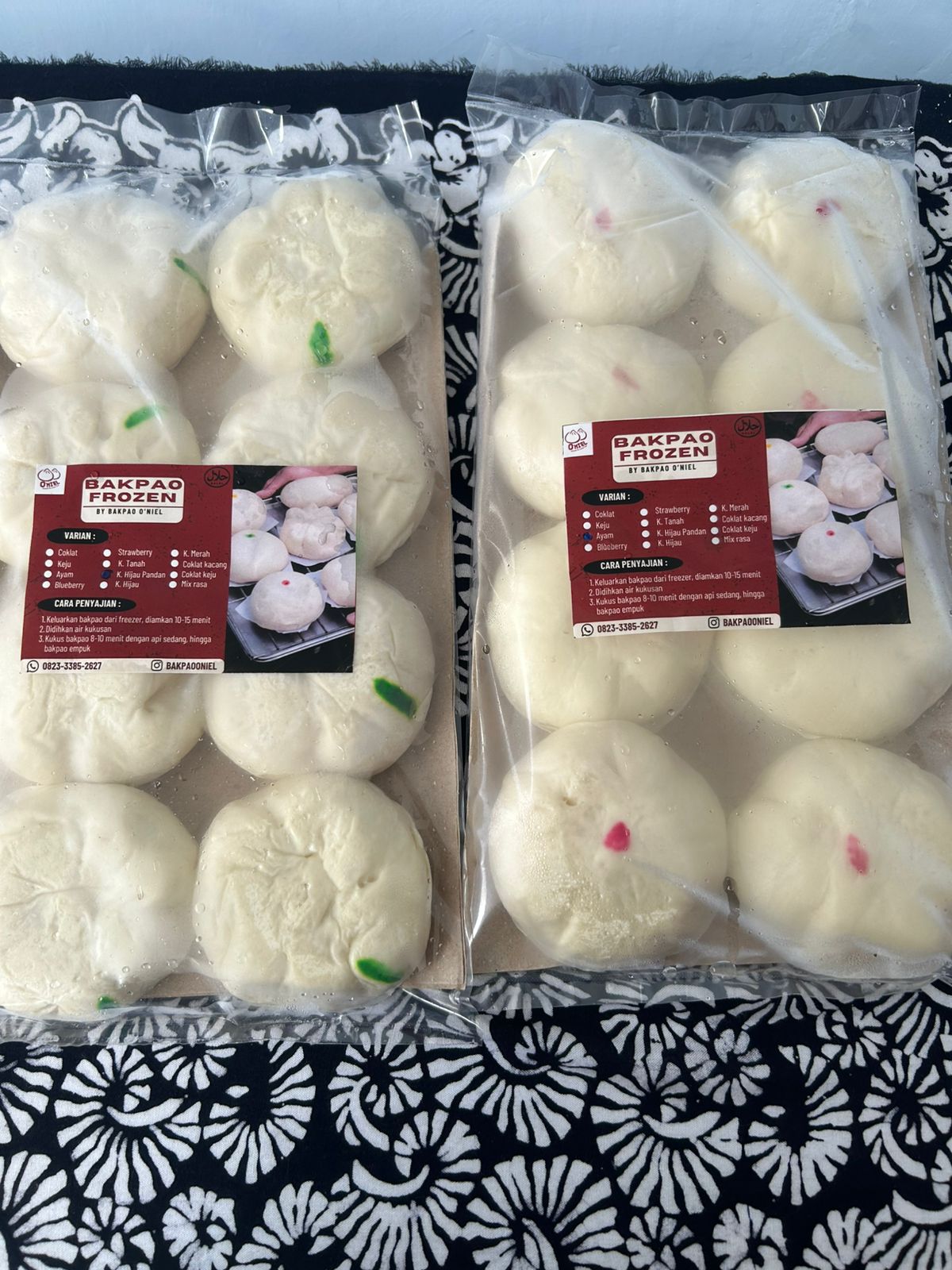 Bakpao Frozen Rasa Mix isi 8