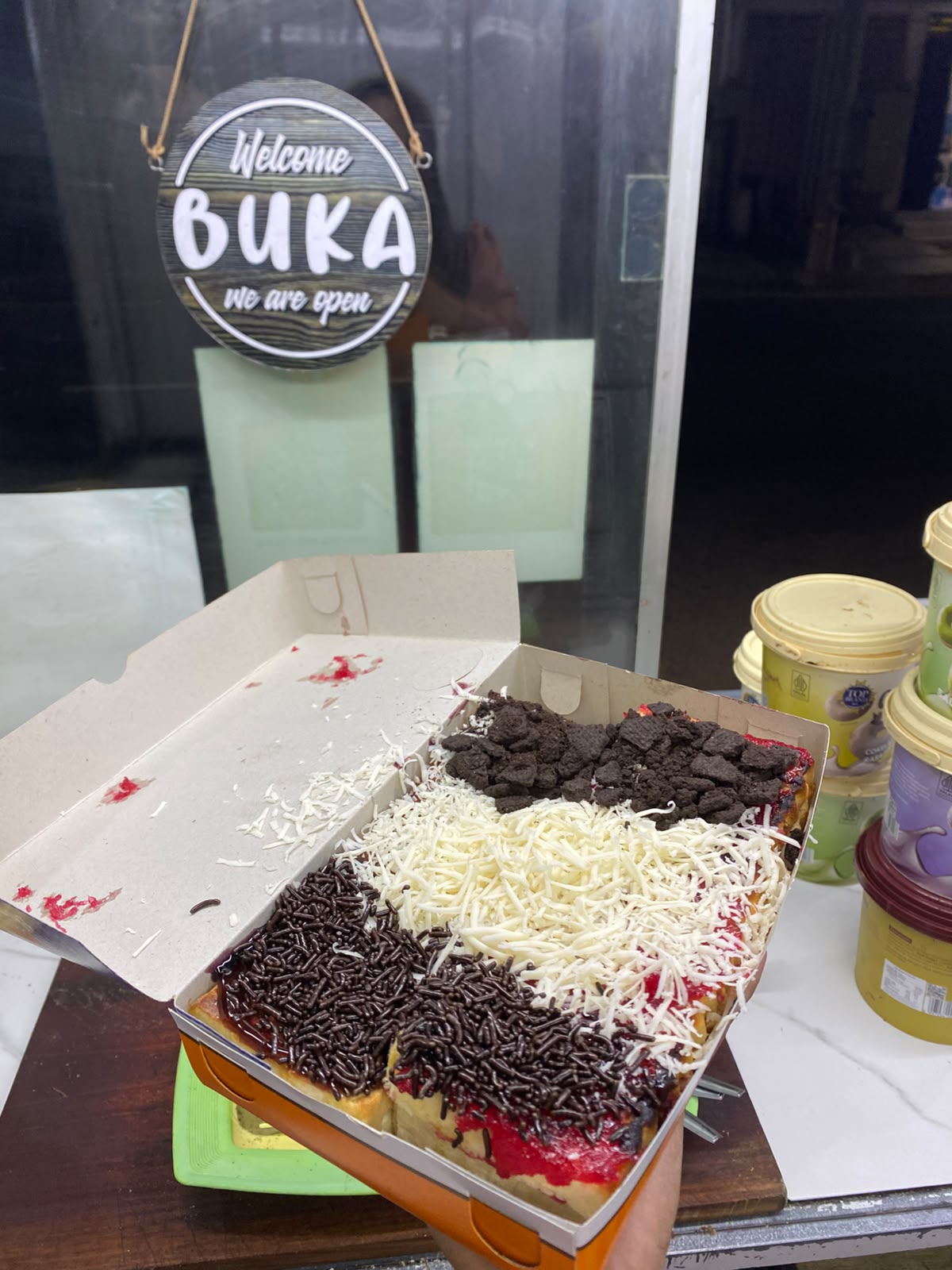 Bluberi Stroberi Topping Campur